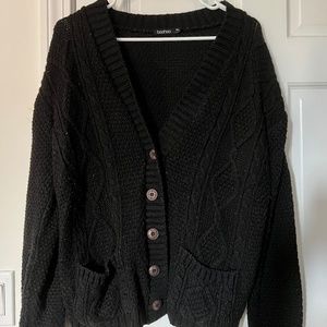 Boohoo knitted sweater cardigan
